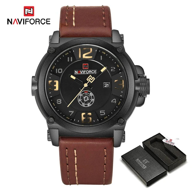 NAVIFORCE 9099 Men’s Quartz Watch: Rugged Style Meets Reliable Performance