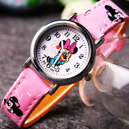 Disney Minnie Cute Cartoon Girls Kids Quartz Watch