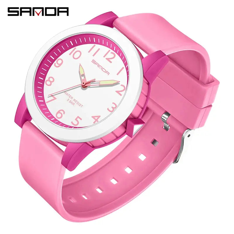 SANDA Kids Sports Watch – Shockproof Analog Timepiece Alcom Distribution