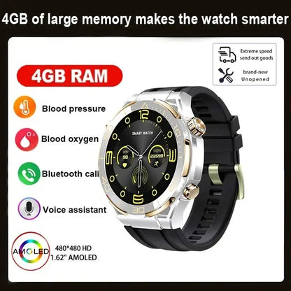 2024 New Original for Huawei Smart Watch Men Extraordinary Master 4GB Memory Sports Tracker AMOLED NFC Bluetooth Call smartwatch