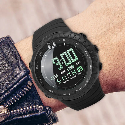 Unisex Digital Sport Watch with High-Quality LED Display