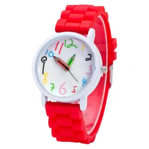 Digital Quartz Kids Watch with Pencil Pointer