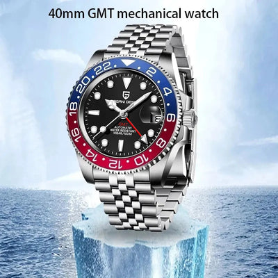 PAGANI DESIGN Luxury Men’s Mechanical GMT Watch