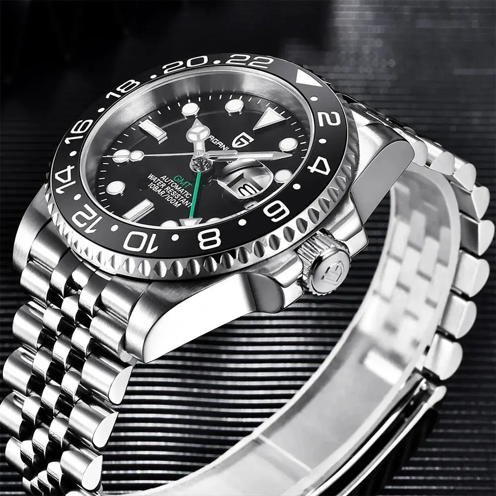PAGANI DESIGN Luxury Men's Mechanical GMT Watch Alcom Distribution