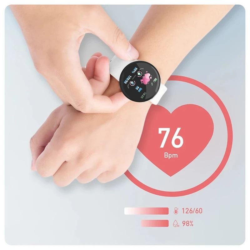 Digital Fitness Tracker Kids Smart Watch - Waterproof