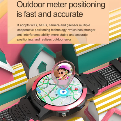 4G Smart Watch for Kids: IP67 Waterproof with GPS, WiFi, and SOS Functionality