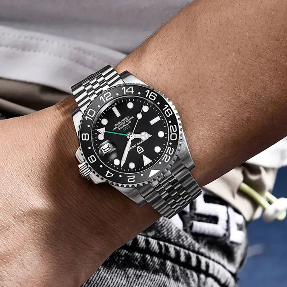 PAGANI DESIGN Luxury Men's Mechanical GMT Watch Alcom Distribution