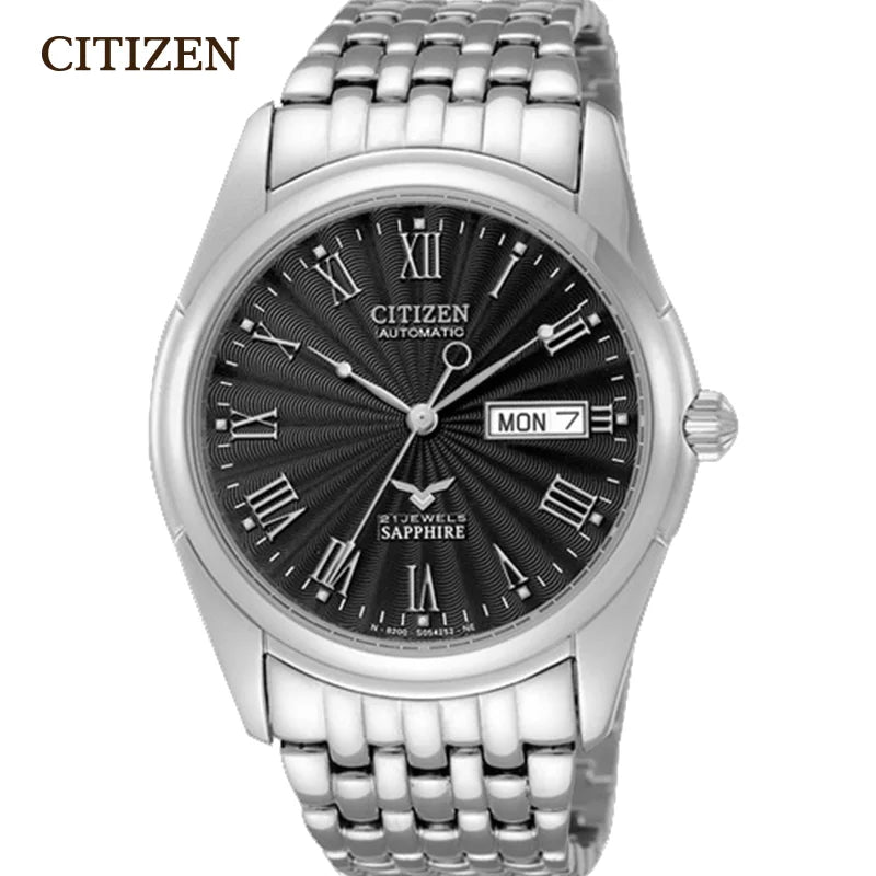 Citizen Automatic Self-Wind Steel Belt Men's Watch NH8240-57E