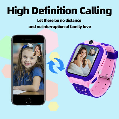 Q12 Kids Smart 2G Call Phone Watch Waterproof Mother Children GPS Monitor Boy Girls SOS Child Sports Digital Watches Tracker