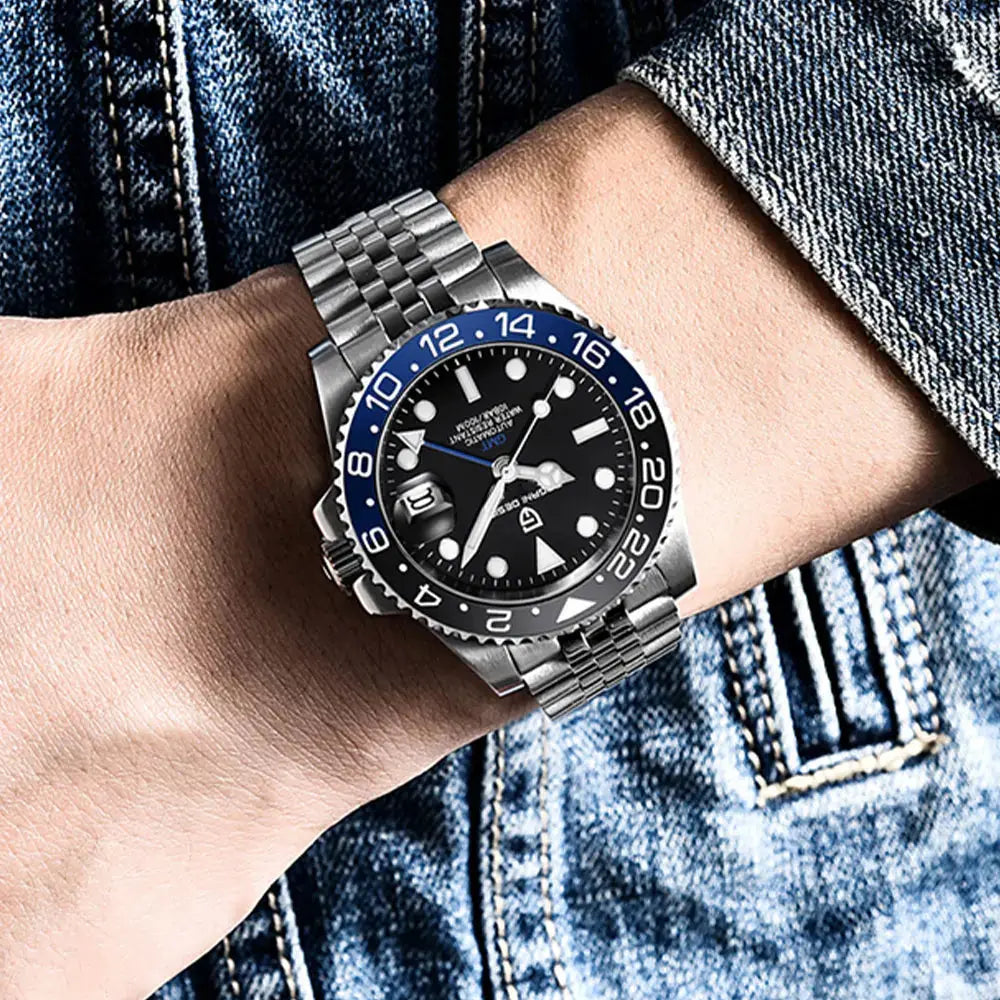 PAGANI DESIGN Luxury Men's Mechanical GMT Watch Alcom Distribution