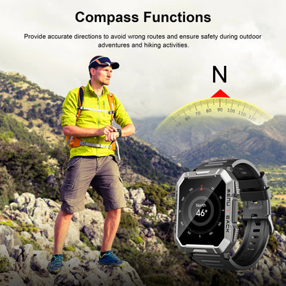 Blackview W60 2024 Smart Watch for Outdoor With Emergency Lighting Bluetooth Calling