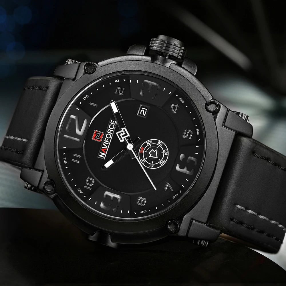 NAVIFORCE 9099 Men’s Quartz Watch: Rugged Style Meets Reliable Performance