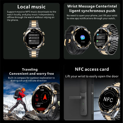 2024 New Original for Huawei Smart Watch Men Extraordinary Master 4GB Memory Sports Tracker AMOLED NFC Bluetooth Call smartwatch