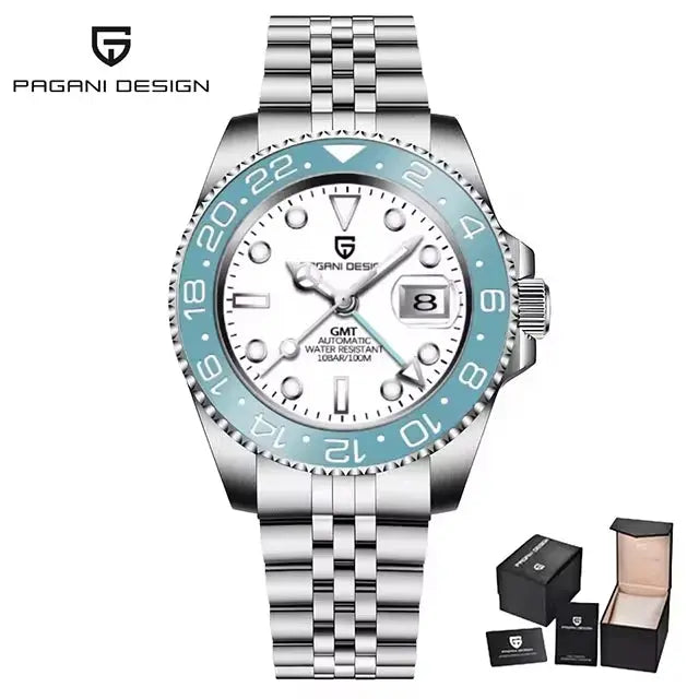 PAGANI DESIGN Luxury Men's Mechanical GMT Watch Alcom Distribution