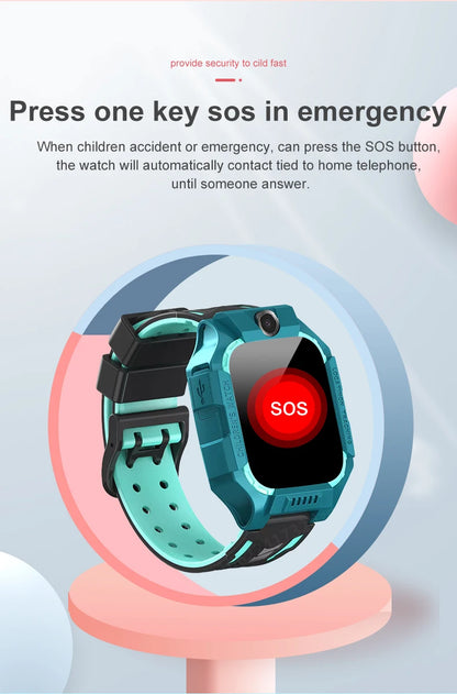 4G Kids Smart Watch Sos Location Camera Children Mobile Phone Voice Smartwatch With Sim Card Children Smart Watches For Girl Boy