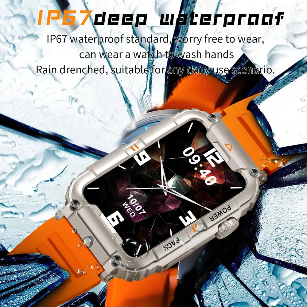 New Bluetooth Call Smart Watch Fitnes GPS Sport Track Waterproof