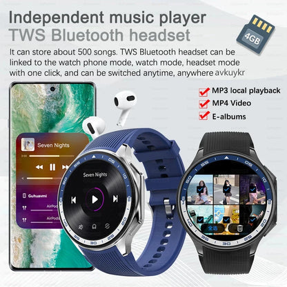 2024 New For OPPO Watch X Smart Watch 4G Memory Music Video Bluetooth Call IP68 Waterproof AMOLED Smartwatch For TWS Earphones ﻿