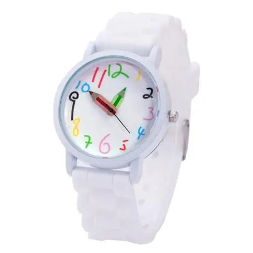 Digital Quartz Kids Watch with Pencil Pointer