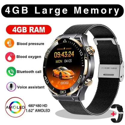 2024 New Original for Huawei Smart Watch Men Extraordinary Master 4GB Memory Sports Tracker AMOLED NFC Bluetooth Call smartwatch