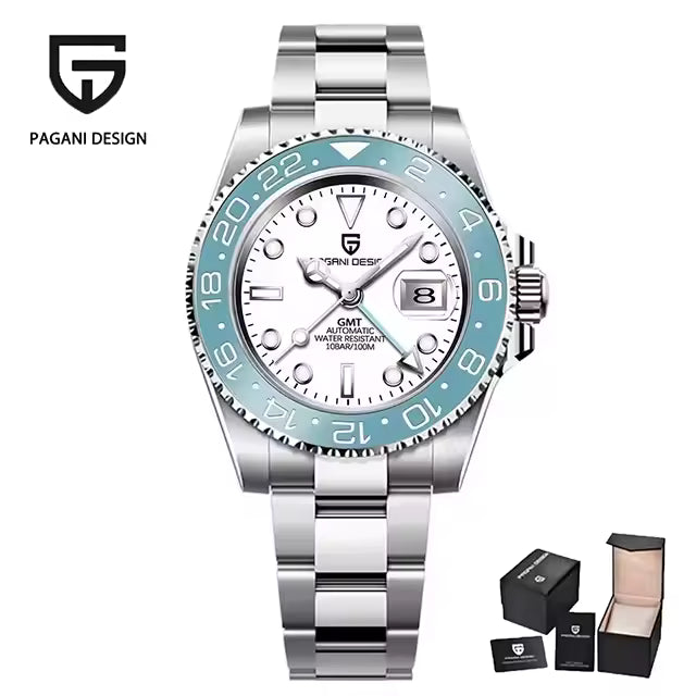 PAGANI DESIGN Luxury Men's Mechanical GMT Watch Alcom Distribution