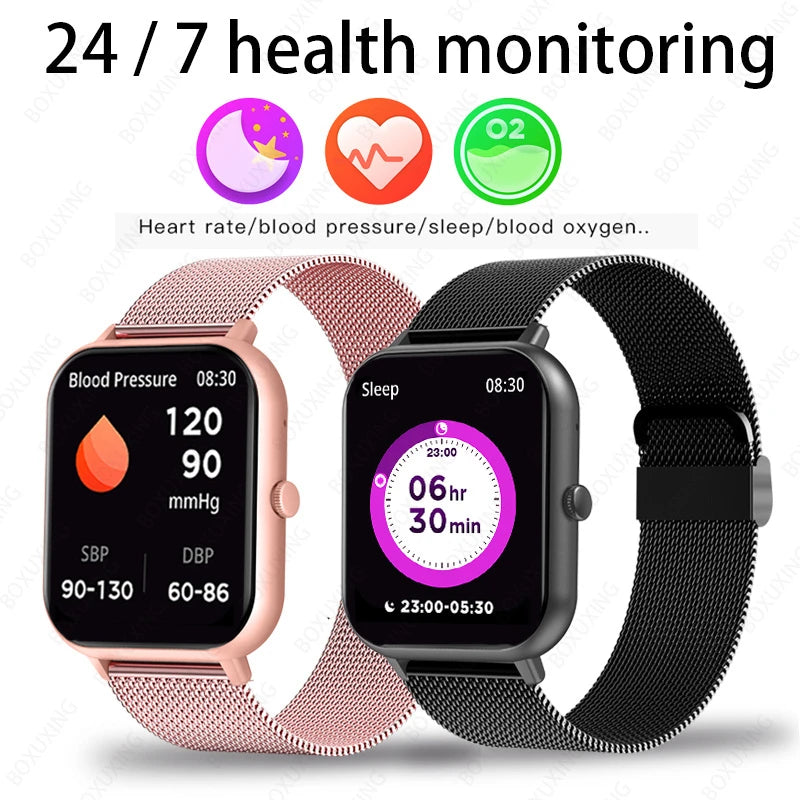 Xiaomi Call Smart Watch Women For Android IOS Waterproof Bluetooth Music Watches Full Touch Clock