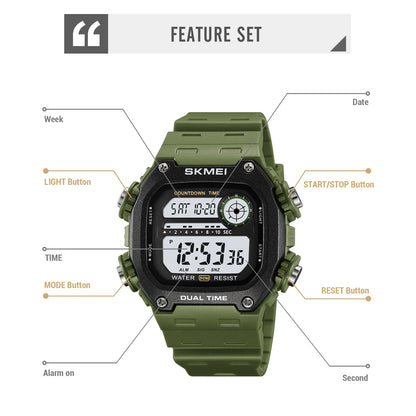 SKMEI 2126 Men's Digital Sports Watch