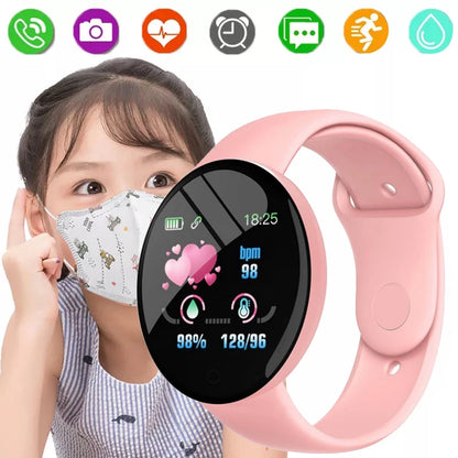 Digital Fitness Tracker Kids Smart Watch - Waterproof