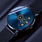 Stylish ORUSS Luminous Men's Watch – Western Red Accent