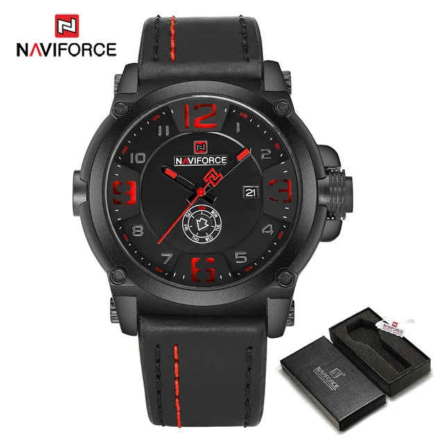 NAVIFORCE 9099 Men’s Quartz Watch: Rugged Style Meets Reliable Performance