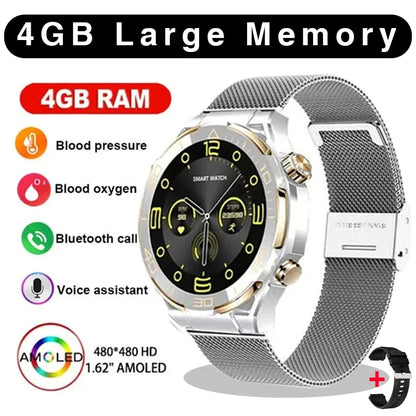 2024 New Original for Huawei Smart Watch Men Extraordinary Master 4GB Memory Sports Tracker AMOLED NFC Bluetooth Call smartwatch