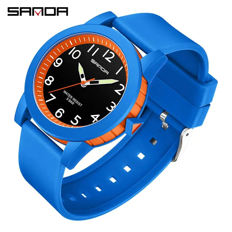 SANDA Kids Sports Watch – Shockproof Analog Timepiece Alcom Distribution