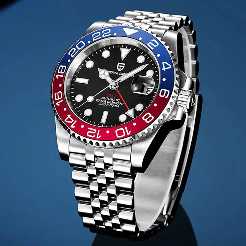 PAGANI DESIGN Luxury Men's Mechanical GMT Watch Alcom Distribution