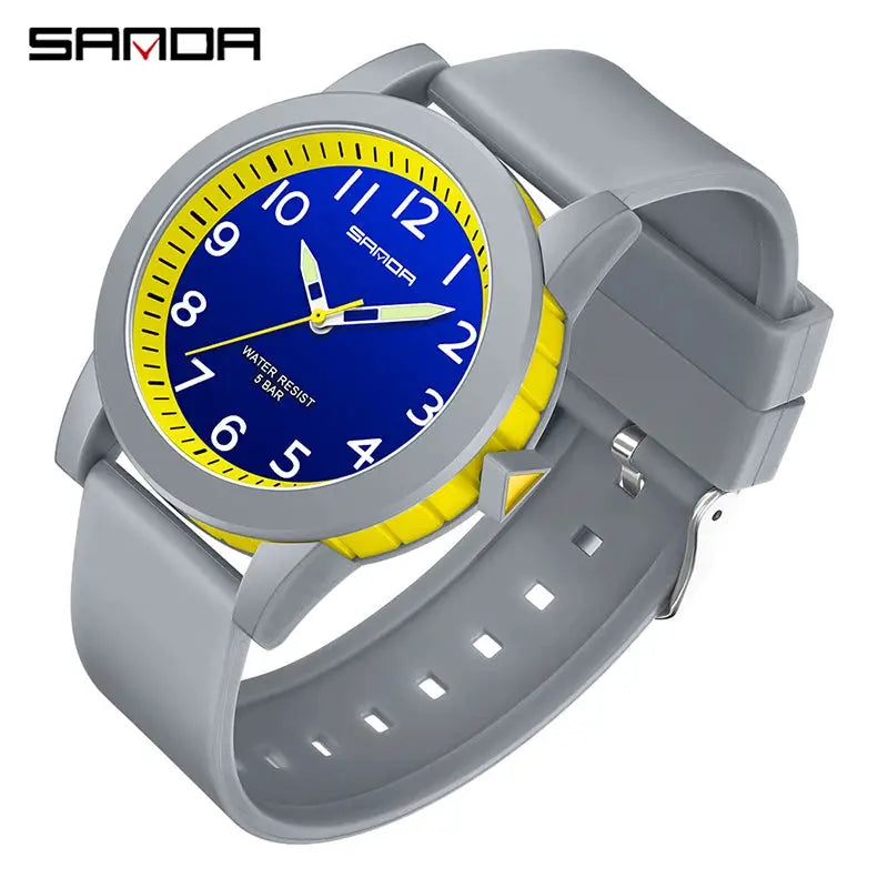 SANDA Kids Sports Watch – Shockproof Analog Timepiece Alcom Distribution