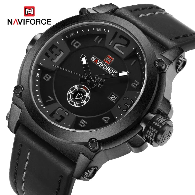 NAVIFORCE 9099 Men’s Quartz Watch: Rugged Style Meets Reliable Performance