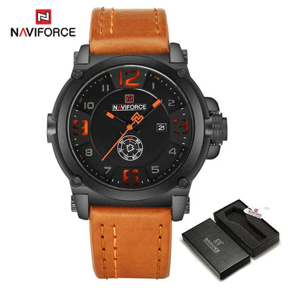 NAVIFORCE 9099 Men’s Quartz Watch: Rugged Style Meets Reliable Performance