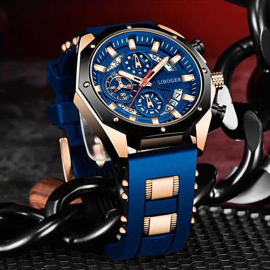 Stylish Business Men’s Quartz Sports Watch - The Perfect Blend of Elegance and Functionality