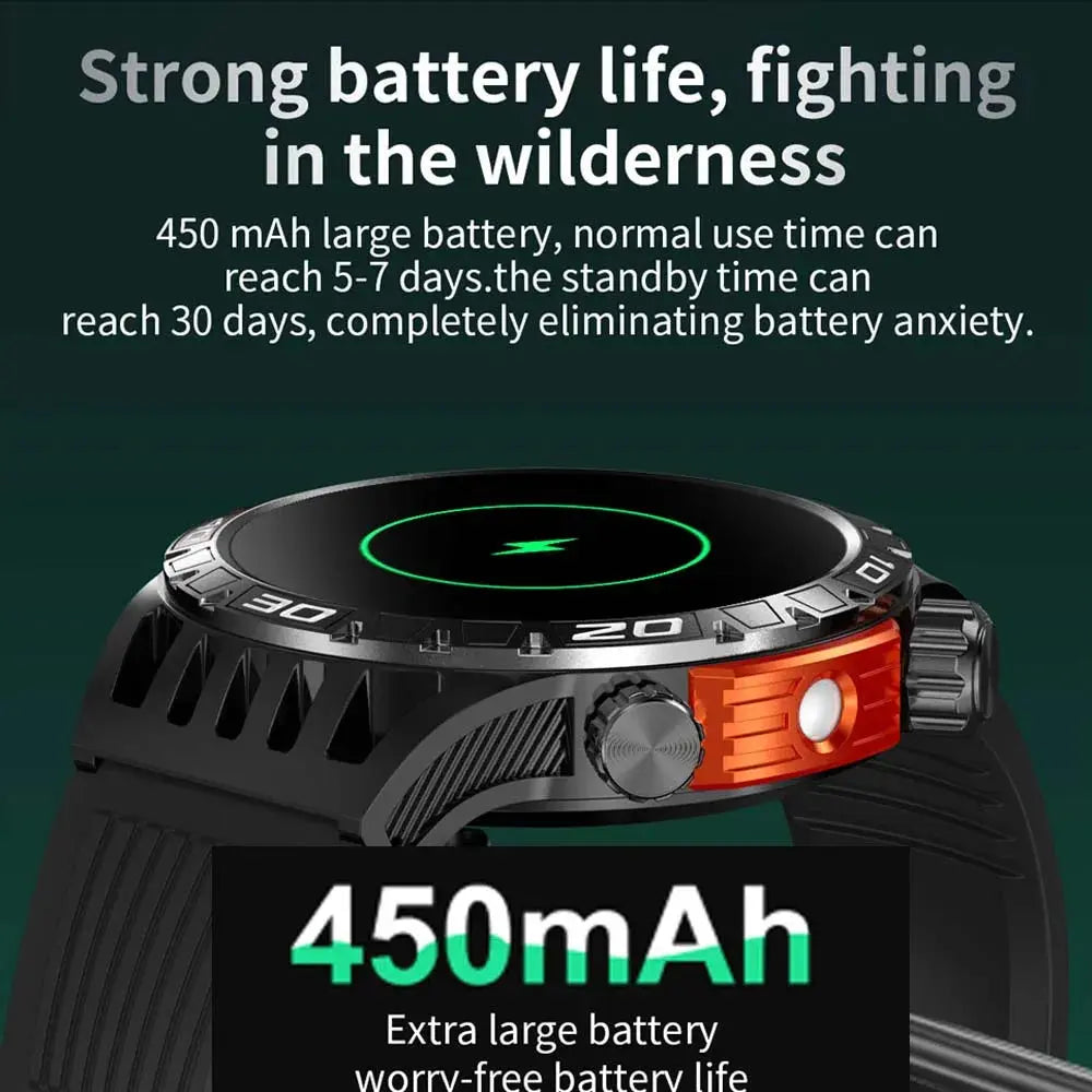 Alcom Distribution fitness tracker with Bluetooth featuring a 450mAh large battery for long-lasting use