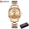 CURREN gold bracelet watch with sleek round dial and date display from Alcom Distribution