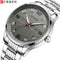 CURREN stainless steel business watch with silver dial and date display from Alcom Distribution