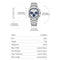 Curren vintage square dial mens watch with stainless steel band and multifunction chronograph