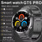 Alcom Distribution GT5 Pro smartwatch for men in silver with stainless steel band and round full color display