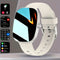 Fitness smartwatch with health features by Alcom Distribution in white band showing call and message notifications