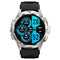 KOSPET Tank T3 Ultra smartwatch with black strap and silver bezel showing health and date metrics