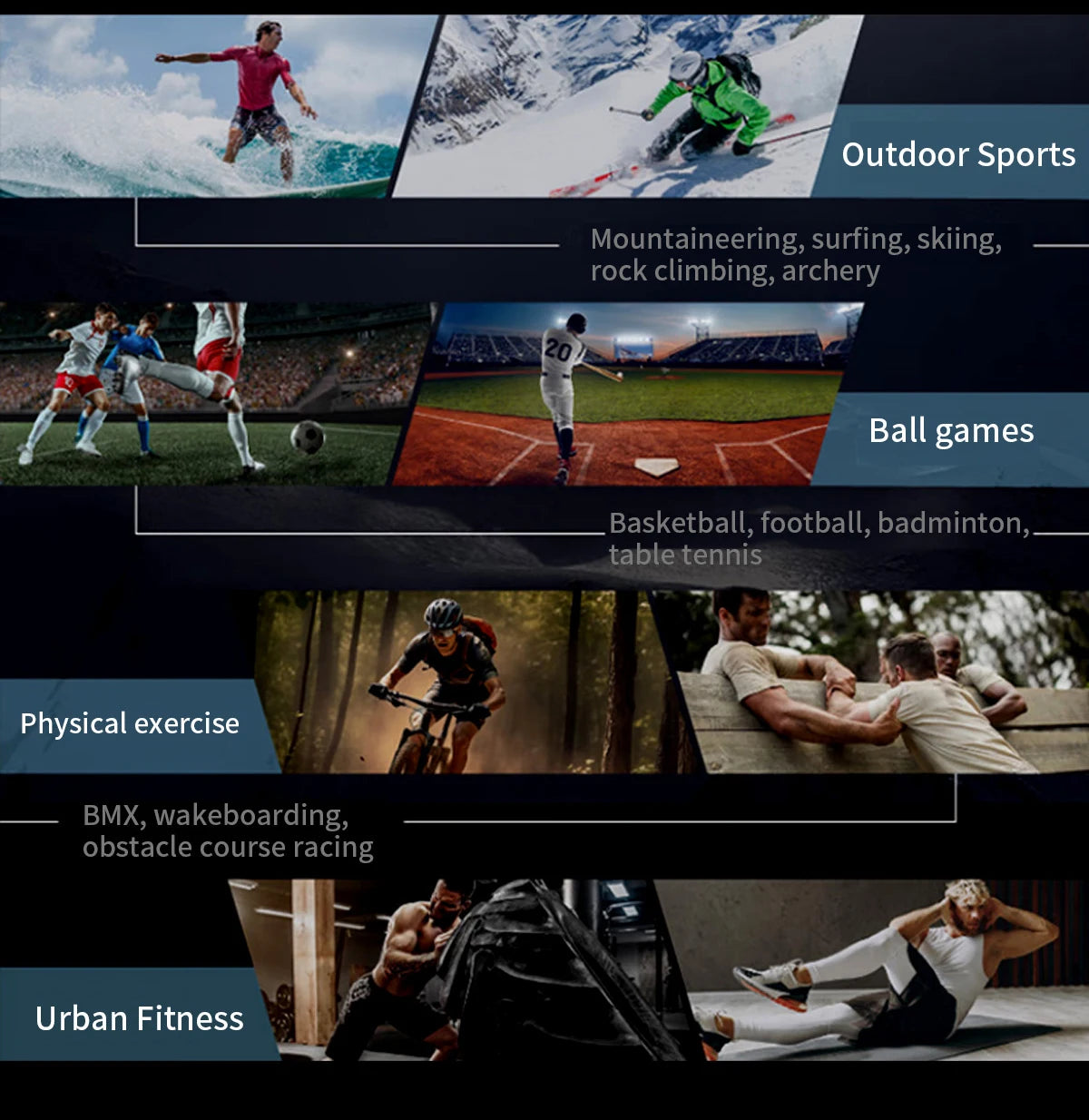 LIGE waterproof smartwatch IP68 designed for outdoor sports, ball games, and urban fitness activities.