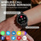 LIGE waterproof smartwatch IP68 displaying wireless call and message reminders on a wrist.