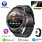 Men's GPS Smartwatch with Voice Assistant featuring motion trajectory, flashlight, wireless call, compass, and sport mode