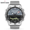 North Edge dive watch with stainless steel band and digital pressure display by Alcom Distribution 