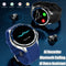 OPPO Watch X AMOLED smartwatch with blue and black bands showing call and AI voice assistant features