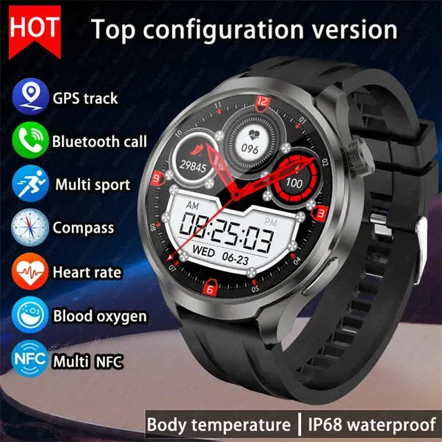 Alcom Distribution outdoor GPS smartwatch with GPS track Bluetooth call heart rate and blood oxygen