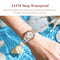 Luxury quartz watch for women by Alcom Distribution with 3ATM deep waterproof and anti-fog features